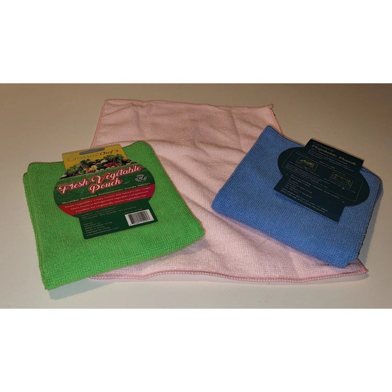 Grossus Chef's Fresh Vegetable Pouches - 3 pack - for