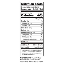 DaVinci Gourmet DaVinci Gourmet Vanilla Cold Brew Stick Pack, Instant Coffee Powder, 6 Count (Pack of 1)