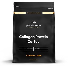 Protein Works Protein Works - Collagen Protein Coffee, Bovine Collagen Powder, Premium Hydrolysed Collagen, Caramel Latte, 475g, 19 Servings
