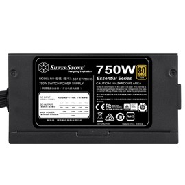 SilverStone Technology 750 Watt Semi-Modular 80 Plus Gold Computer Power Supply PSU ET750-HG