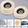8 Pcs Wool Polishing Wheel Disc and Polishing Compounds Set,