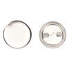 100 Sets Blank Button Making Accessories, Round Badges, Button Parts,