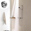 2 Pieces Adjustable Shower Mixer Adapter, AMONENZ Shower Head Adapter,