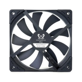 Scythe Kaze Flex II 120 Slim PWN Premium Slim PC Fan,120mm x 15mm, Fluid Dynamic Bearing, 4-Pin Connector (Kaze Flex II Slim, 1200RPM)