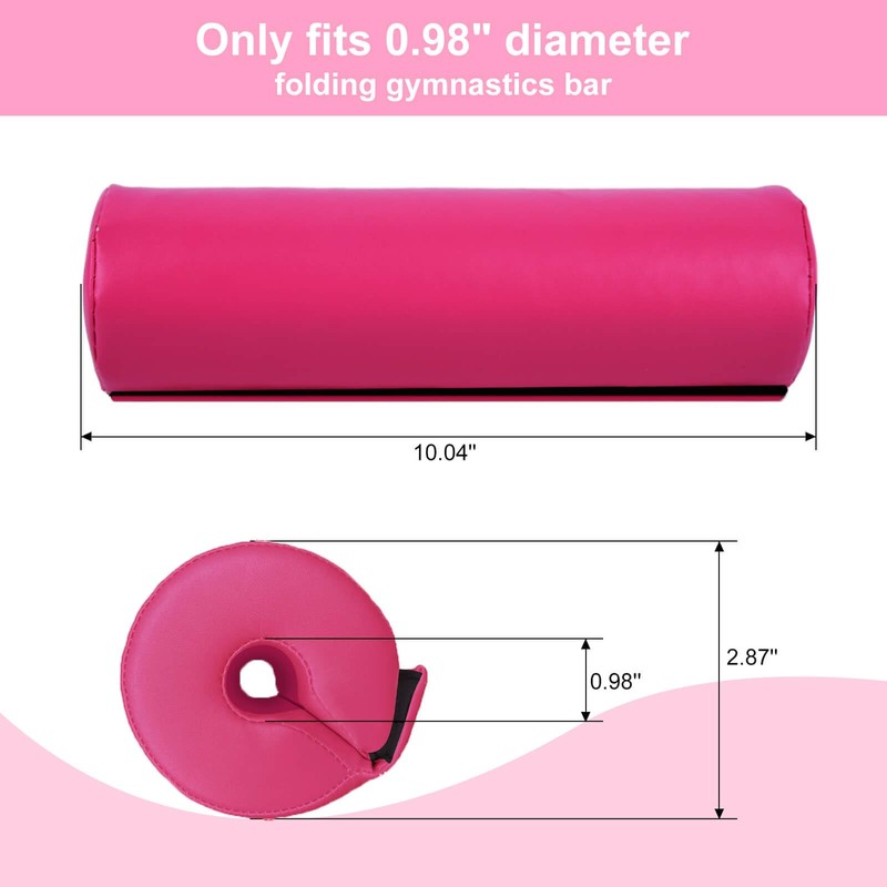 Tepemccu Gymnastics Bar Pad for 0.98" Diameter Folding Gymnastics Bar