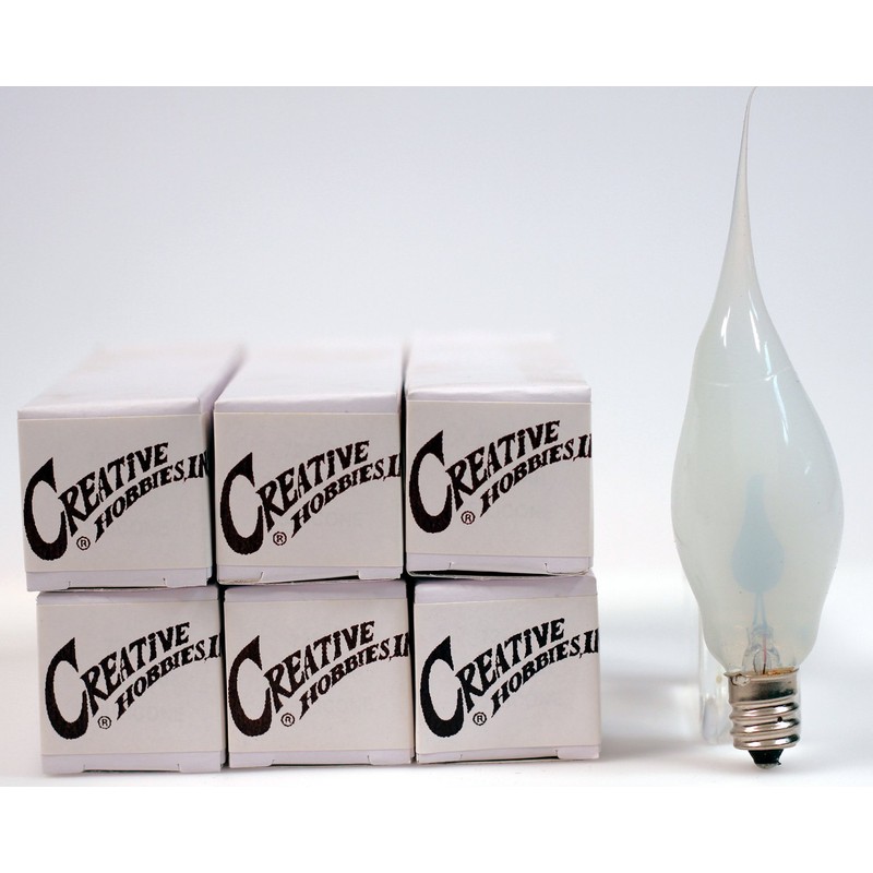 Creative Hobbies® Silicone Dipped Flickering Flame Bulb, Country Style, Electric