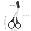 Jitnga Pack of 2 Eyebrow Scissors with Removable Eyebrow Comb