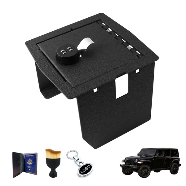 XDeer Automotive Center Console Gun Safe, Compatible with Jeep JL