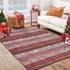 CAREMEE Christmas Area Rug 8x10 Non Slip Washable Rug Boho