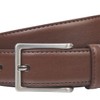 LINDENMANN Men's Leather Belt, Cowhide XL, in 3 Colours, Medium