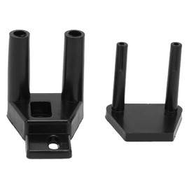 VINGVO Barn Door Floor Guide, Adjustable Sliding Door Guide Kit, Black