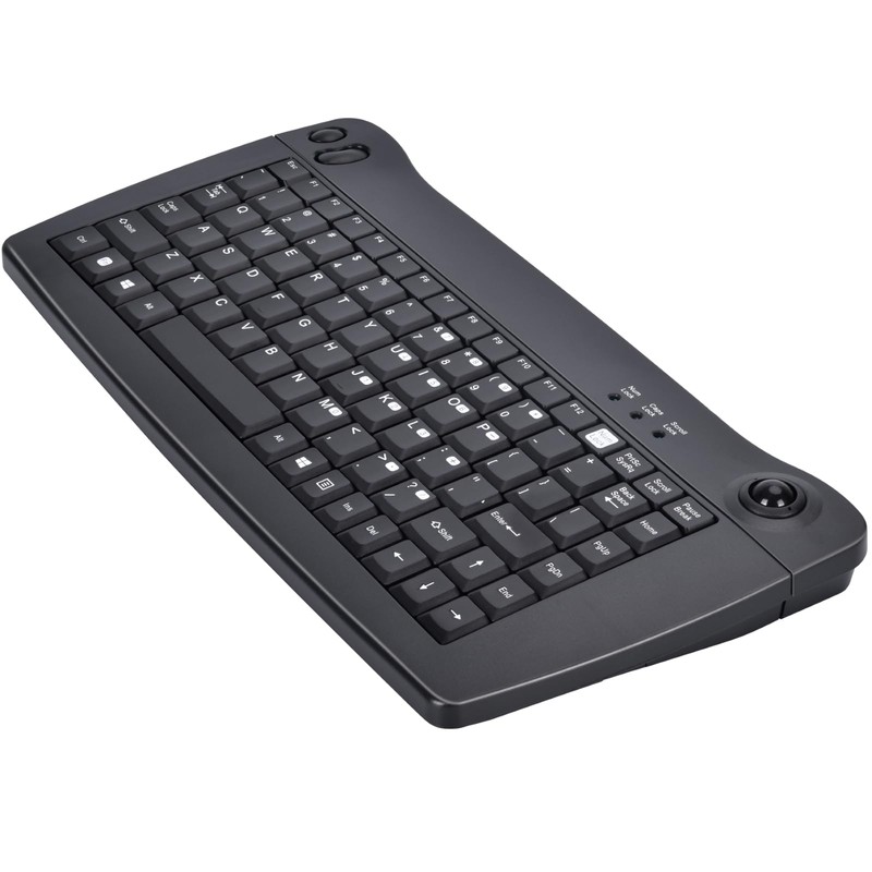 MCSaite MC-8040RF 2.4G Wireless and Bluetooth Mini Keyboard with Built-in