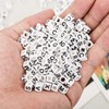 Naler 1200 Abalorios Letras Cuadradas Cuentas Alfabeto para Pulseras DIY