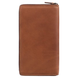 Hill Burry Wallet for waiters - unisex | genuine leather | robust workmanship and excellent handling | professional wallet for waiters | many compartments, brown, Vintage