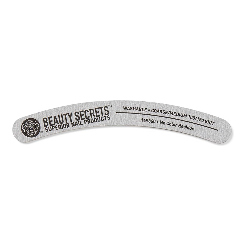Beauty Secrets Lima de uñas Zebra Banana Medium 100/180
