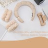 GeorgeX: 4 diademas de esponja y 2 muñequeras para maquillaje