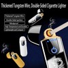 Electric Lighter, Smart USB Rechargeable, Mini Touch Ignition Windproof Flameless