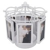 Rotating Photo Display Frame Multifunctional Removable Stable Metal Desktop Photo
