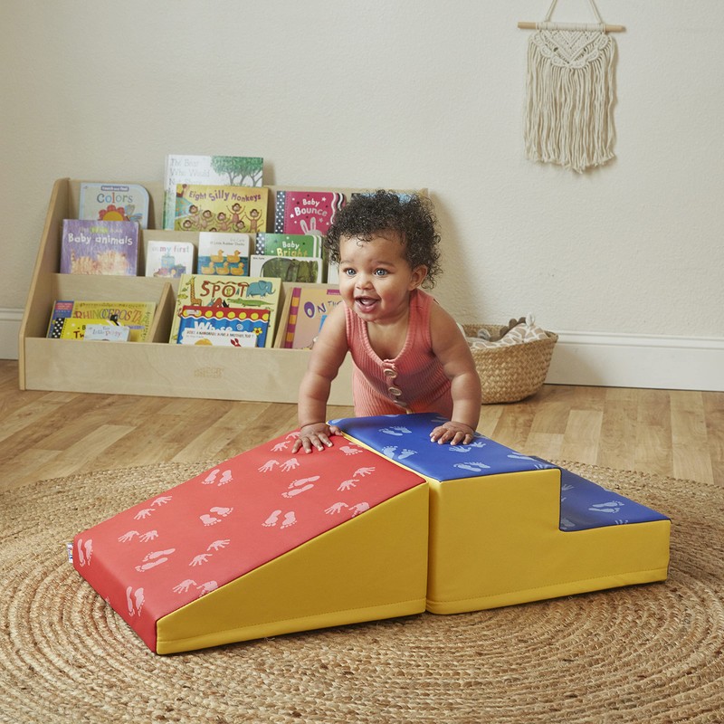 ECR4Kids SoftZone Junior Little Me Climb and Slide, Beginner Climber,