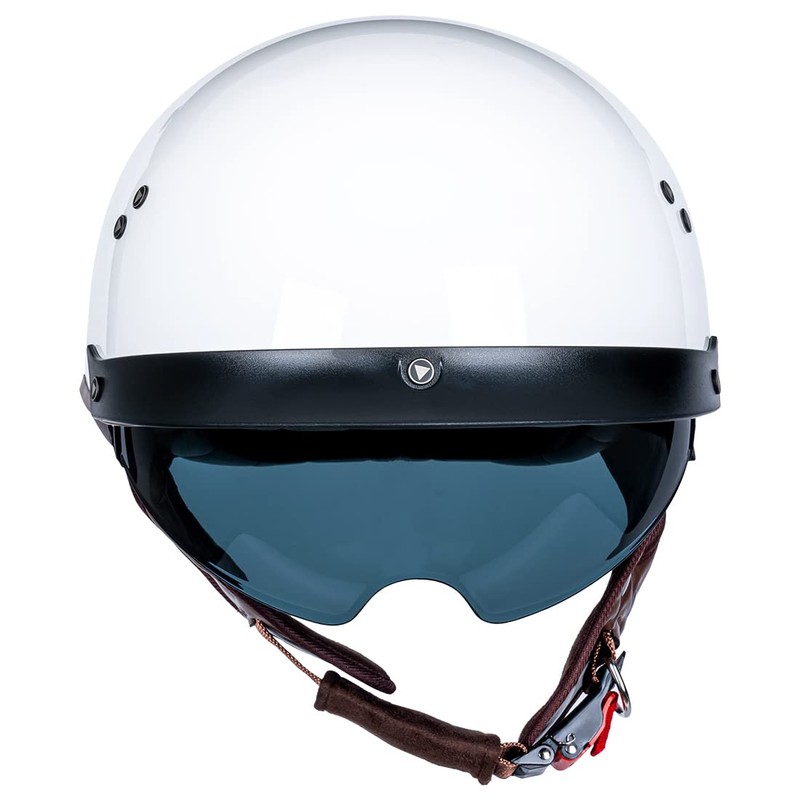 JQF Gear Retro Motorcycle Helmets for Men Women Open Face