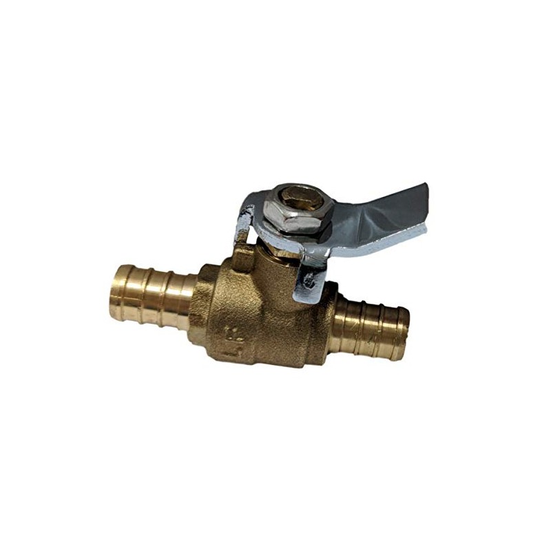 3/4" Pex Brass Ball Valve for Hot & Cold Water