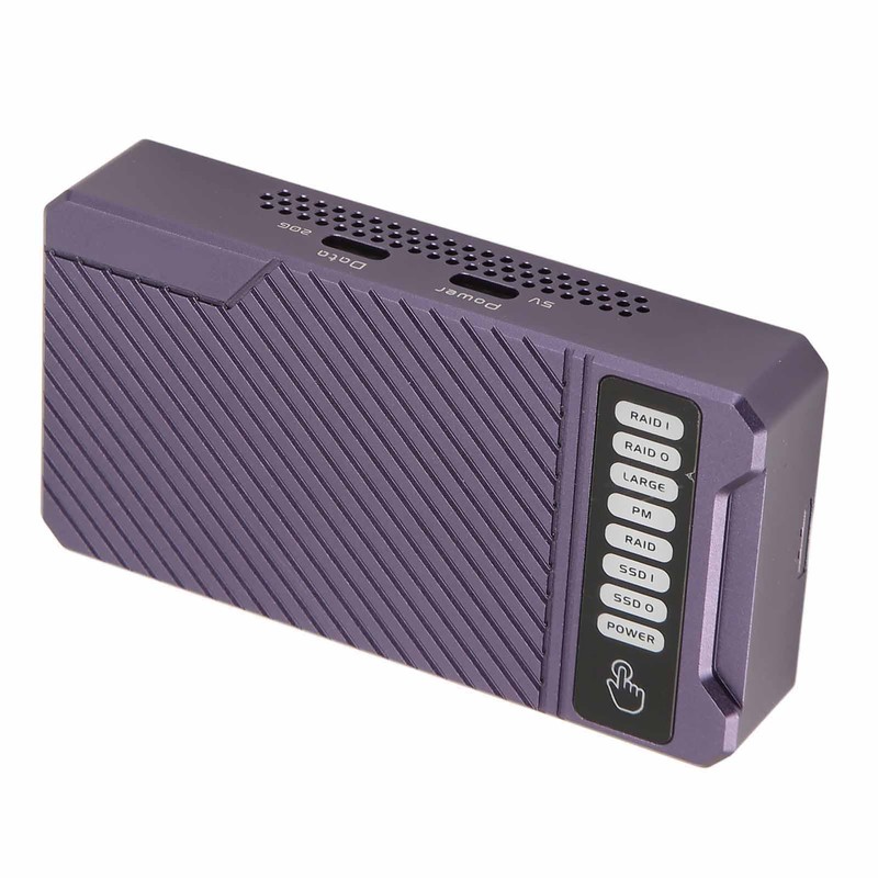 RAID Hard Drive Enclosure NVMe Dual Bay 20Gbps 4 Modes
