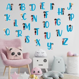 Seyal® Tny Tan (BTS) A-Z Alphabet Wall Sticker