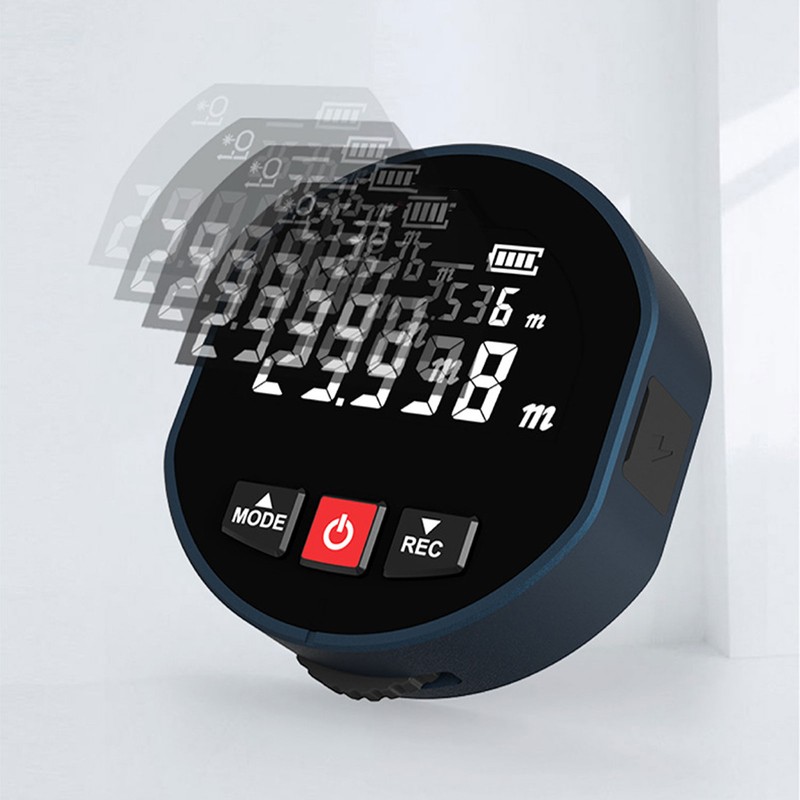 Distance Measure Infrared Distance Meter Digital Display Roller Measuring Tool