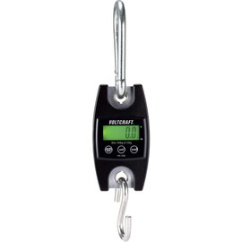 VOLTCRAFT HS-100 hanging scale Weighing range (max.) 100 kg readability 100 g Black