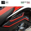 labelbike - 2 x 3D Motorcycle Side Protector Stickers Compatible