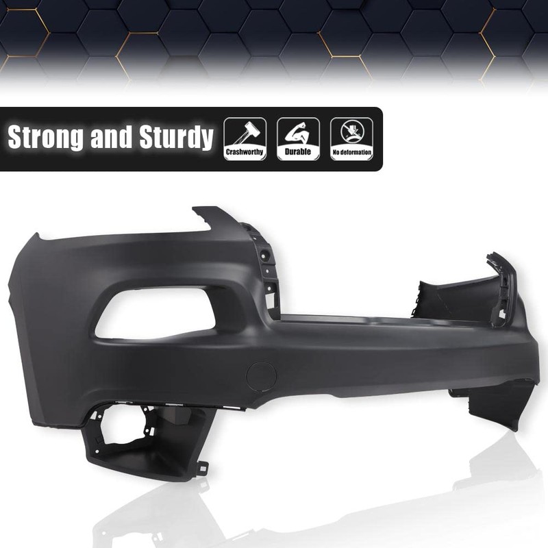 PIT66 Front Upper Bumper Cover Replacement Compatible With Jeep Cherokee