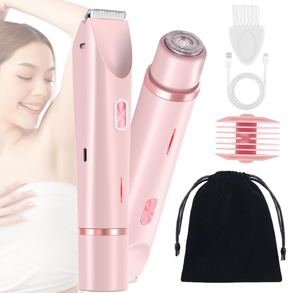 Silky Glow 2 in 1 Body Shaver, Glow Aura Womens