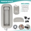 Medical Inflatable Bathtub,Shower Bath Basin Kit, PVC Portable Bathtub with