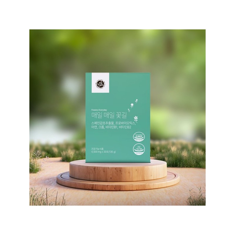Ongsaemongttae 옹쌔므옹땜 꽃길 30포 (1개월) Ongsaemiroong Flower Road 30 Pouches