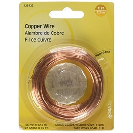 Hillman Fasteners 123129 Series 75' 22GA COP Wire, Copper
