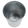 UTY 20 Gallon Galvanized Steel Trash Can with Lid, Silver,