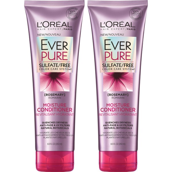 L'Oreal Paris Hair Care EverPure Sulfate Free Moisture Conditioner, 2