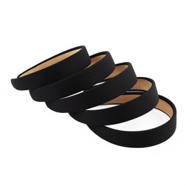 Wisecy Headbands for Women Non Slip Trendy Headbands for Women's Hair 1 inch Wide Cute Head Bands for Girls, Elastic Hair Bands for Women's Fashion Accessories (5Pcs)