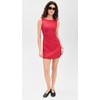 FAITHFULL Women's Lydie Mini Dress, Red, 12