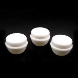 F1 5g 공병 화이트 휴대용공병 여행용공병 화장품공병 크림소분 미니공병 F1 5g Empty Bottle White Portable Travel Cosmetic Cream Sample Mini Bottle