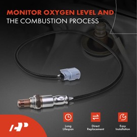 A-Premium Sensor de oxígeno O2 compatible con Ford Mustang 2015-2020 V8 5.0L E-350 Super Duty V10 6.8L 2016-2018 Downstream