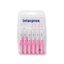 Interprox Interdental Brushes Pink Nano Pack of 6