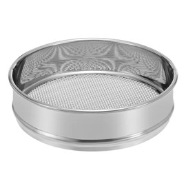 PATIKIL 8 Mesh Lab Sieve, 8" Diameter Test Sieve 304 Stainless Steel Wire Cloth (3mm) for Industrial Laboratory