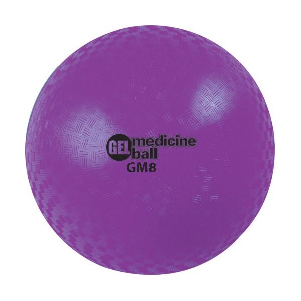 Champion Sports Gel Filled Medicine Ball (Purple 8 lbs)