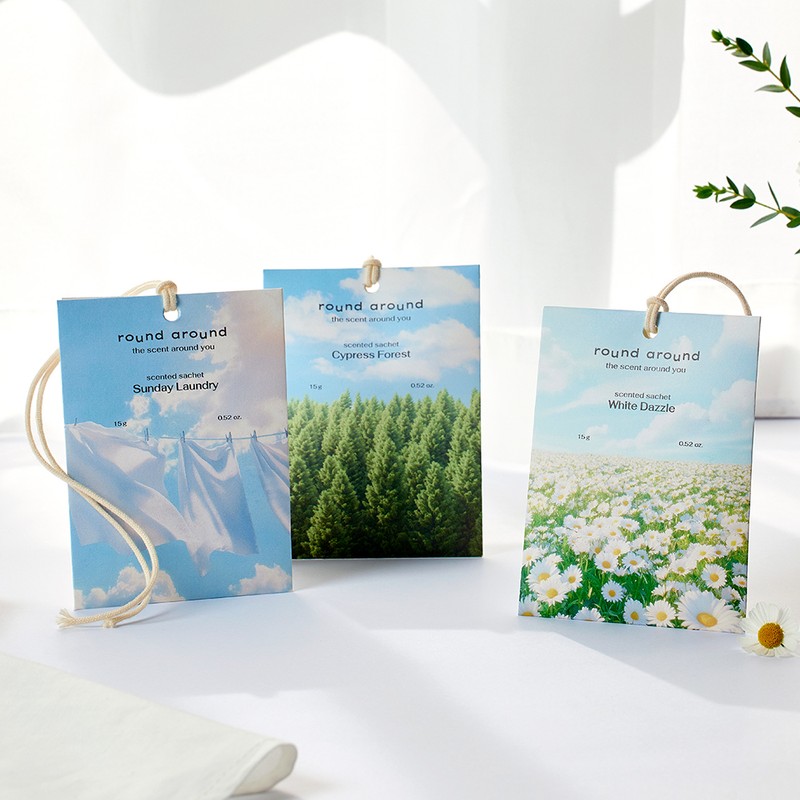 round around Scented Sachet 15g - Scented Sachet [Cypress Forest]