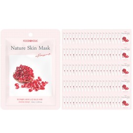 (100 sheets) Foodaholic Nature Skin Pomegranate Mask Pack / (100매)푸드어홀릭 네이처스킨 석류 마스크팩