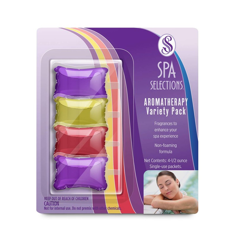 Spa Selections 86211 Sparkle Kit 4-Piece Easy Spa Care Bundle