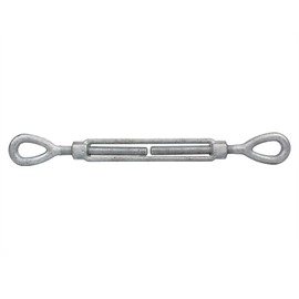 US Cargo Control Eye and Eye Turnbuckle, 1/2" x 9", 2,200 LBS Working Load Limit, UNC Thread Hot-Dipped Galvanized Turnbuckle Heavy Duty for Wire Rope, in-Line Pulls & Tension Applications