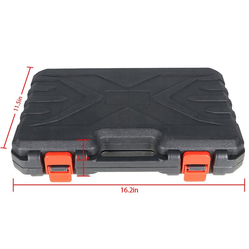 TINVHY Hydraulic A/C Hose Crimper with 7 Die Set, Hydra-crimp