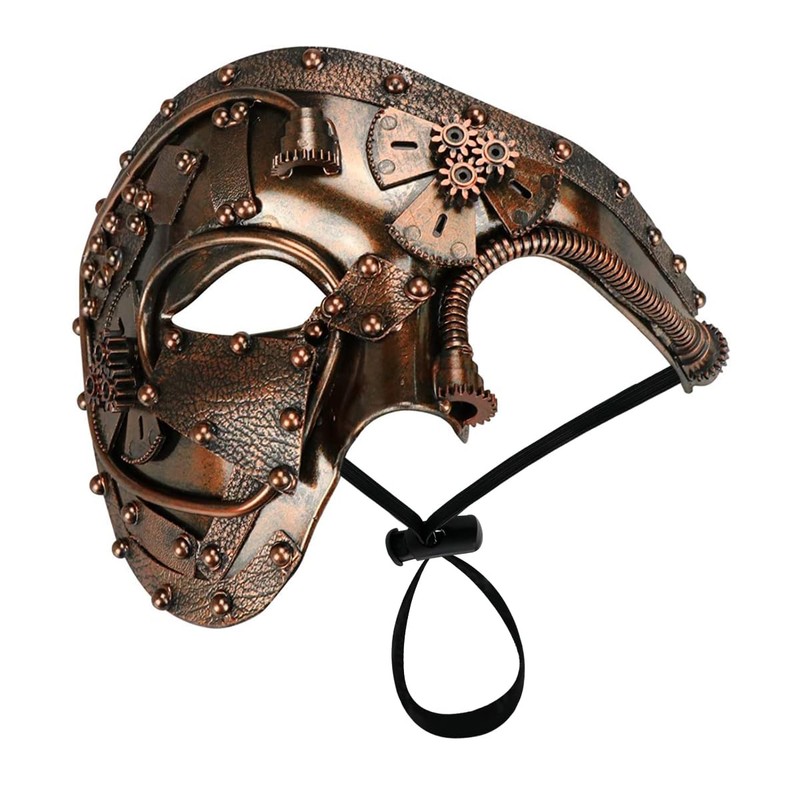 Coddsmz Masquerade Mask Steampunk Phantom of The Opera Mechanical Venetian